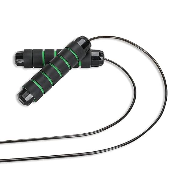 Foam Skipping Rope For Workout&Exercise, Jump Rope For Men, Women And Children With Adjustable Length|Skipping Rope For Weight Loss, Pack of 1 Foam Skipping Rope For Workout&Exercise, Jump Rope For Men, Women And Children With Adjustable Length|Skipping Rope For Weight Loss, Pack of 1