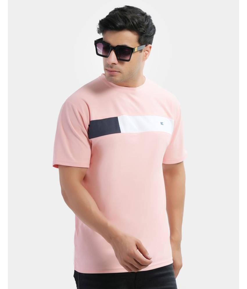 Forbro Pack of 1 Cotton Blend Regular Fit Men's T-Shirt ( Pink ) Forbro Pack of 1 Cotton Blend Regular Fit Men's T-Shirt ( Pink )