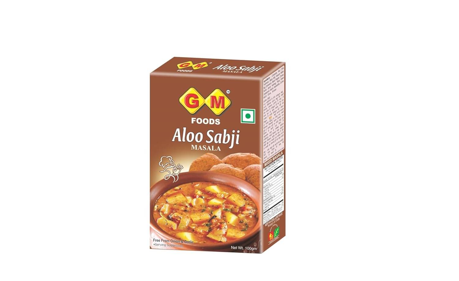 GM FOODS Aloo Sabji Masala Instant Mix 200 gm GM FOODS Aloo Sabji Masala Instant Mix 200 gm