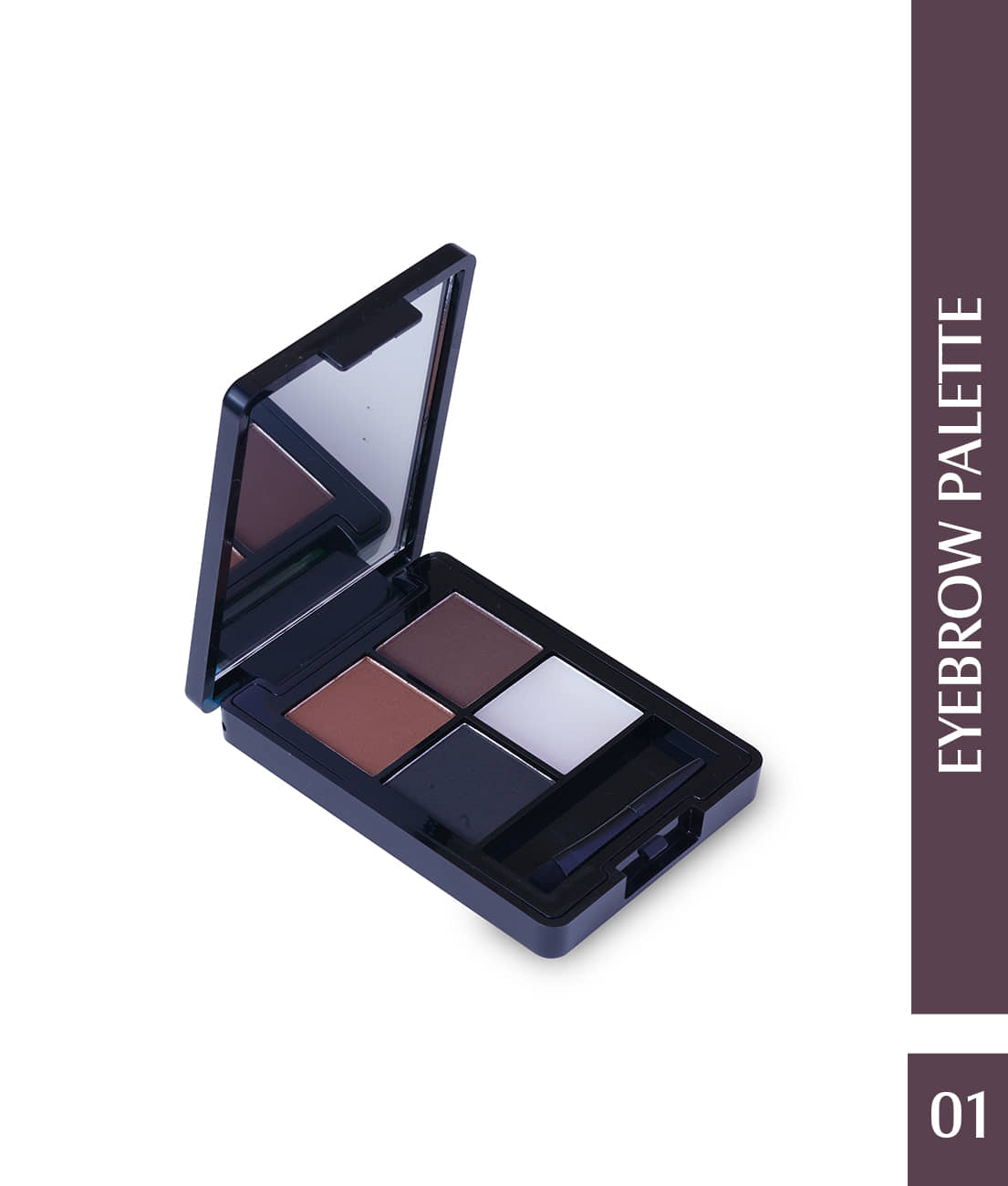 Glam21 4-in-1 eyebrow palette With Micro Pigments Smudge Proof & Lonstay Eye Makeup Kit 9gm Shade-02 - Makeup - Eyes | Buy online on ZillyBuy