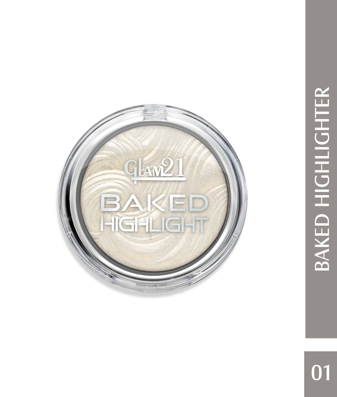 Glam21 Baked Highlighter Silky Pigments Mettalic & Shimmer Finish Look Creamy Texture 8gm Shade-01 Glam21 Baked Highlighter Silky Pigments Mettalic & Shimmer Finish Look Creamy Texture 8gm Shade-01