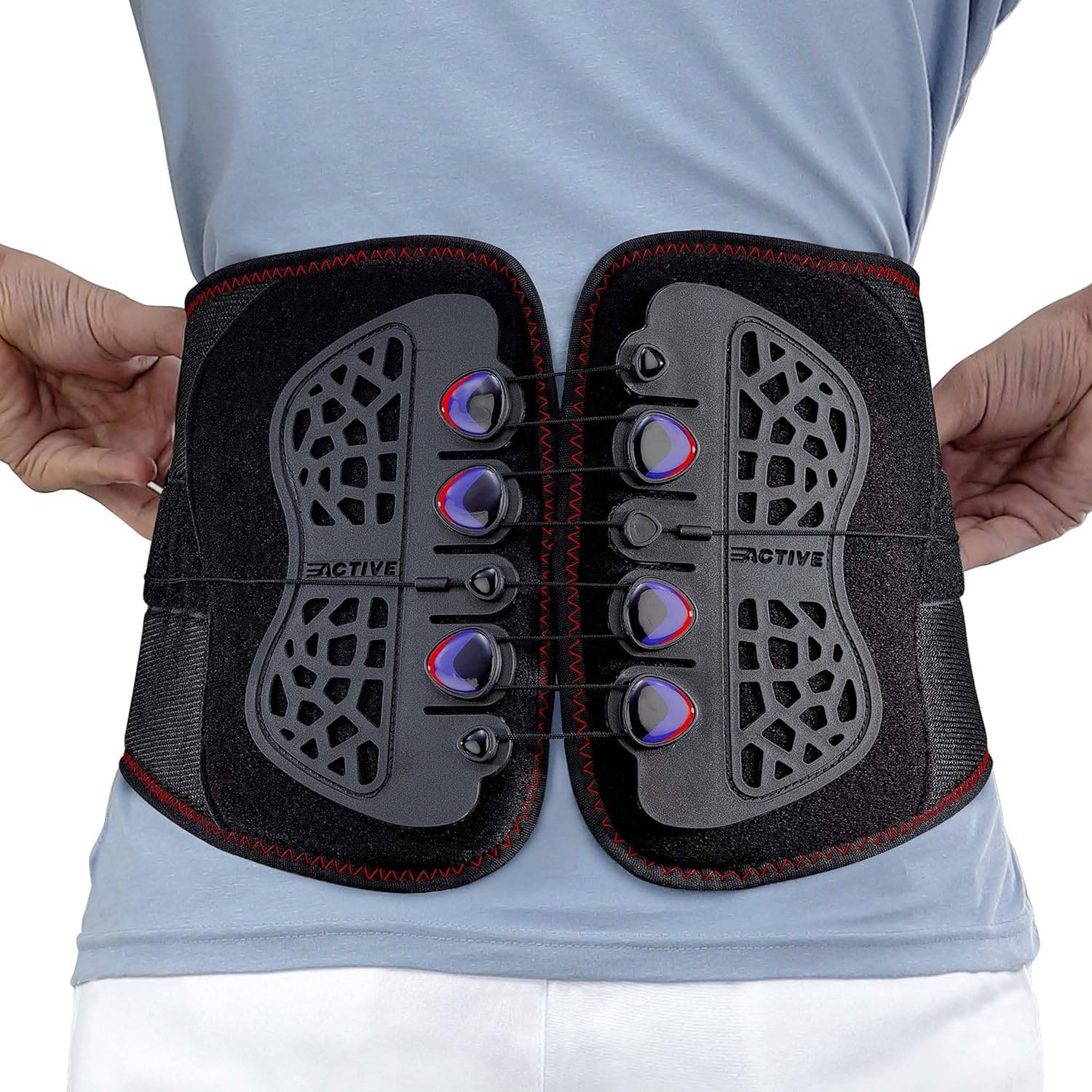 Hansaplast Active Lace Pull Ls Support For Men & Women Lower Back Support Belt (Free Size) Hansaplast Active Lace Pull Ls Support For Men & Women Lower Back Support Belt (Free Size)