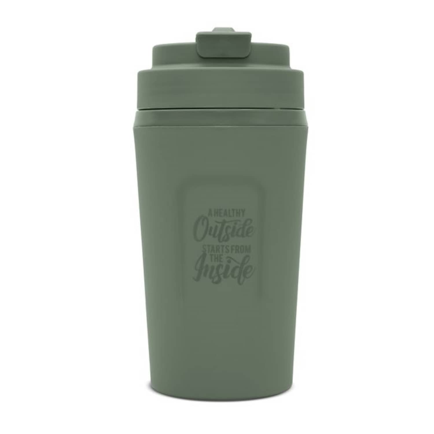 Jaypee SNAPSNIP Typography Stainless Steel Travel Mug 385 mL ( Pack of 1 )