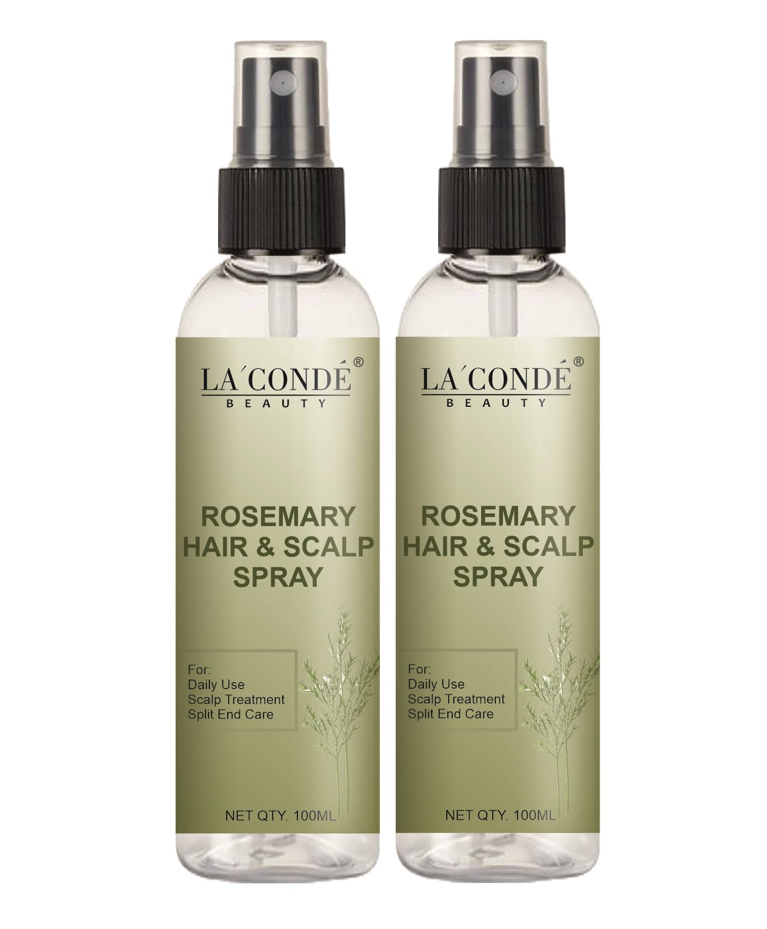 La'Conde RoseMary Water Hair Sprays 100 mL Pack of 2