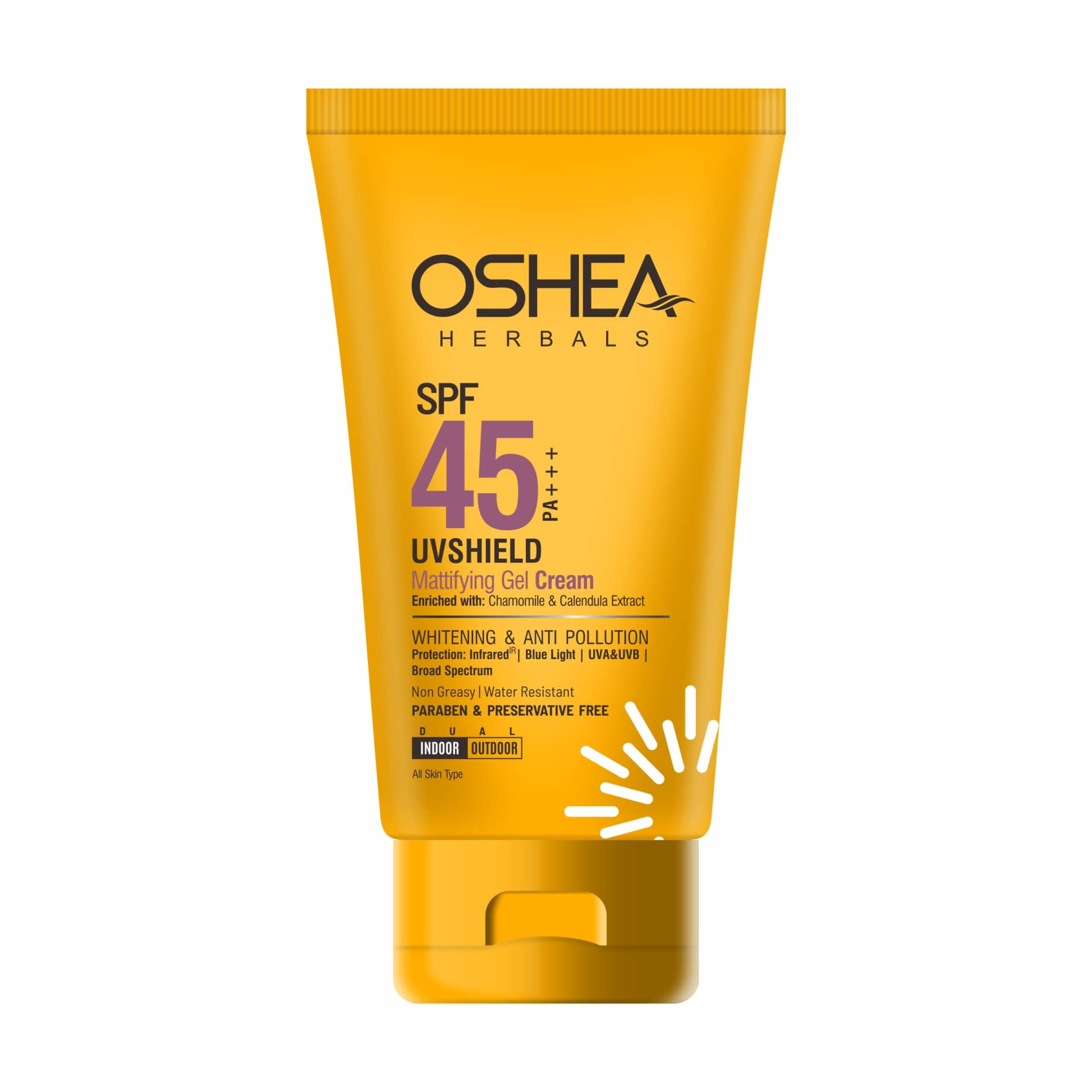 Uv Shield Mattifying Gel Cream SPF 45 PA +++60GM