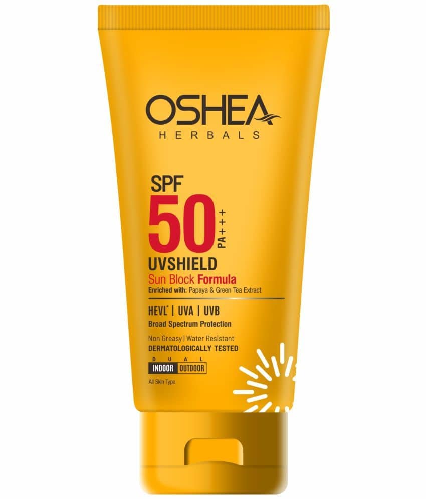 Oshea Herbals SPF 50 PA+++ UVSHIELD SUN BLOCK FORMULA 60Grams