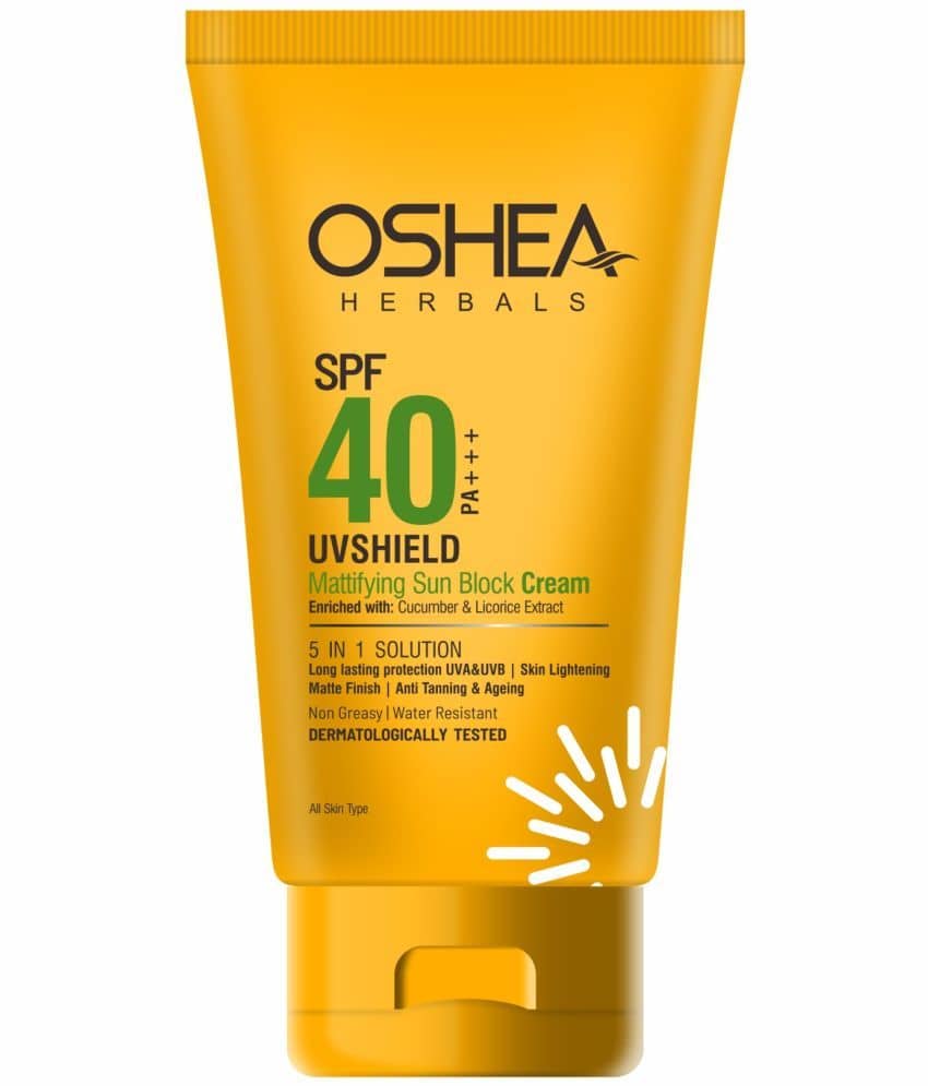 Oshea Herbals SPF 40 PA +++UV SHIELD MATTIFYING SUN BLOCK CREAM120Grams
