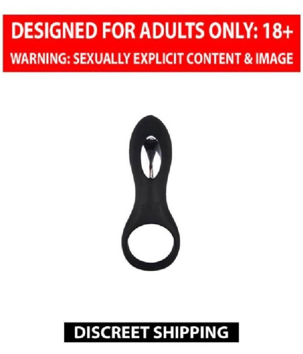 Premium Silicon Made Vibrating Cock Ring With USB Charging And 10 Vibration Modes | Cock Ring Sex Toy For Couples BY-CRAZYNYT
