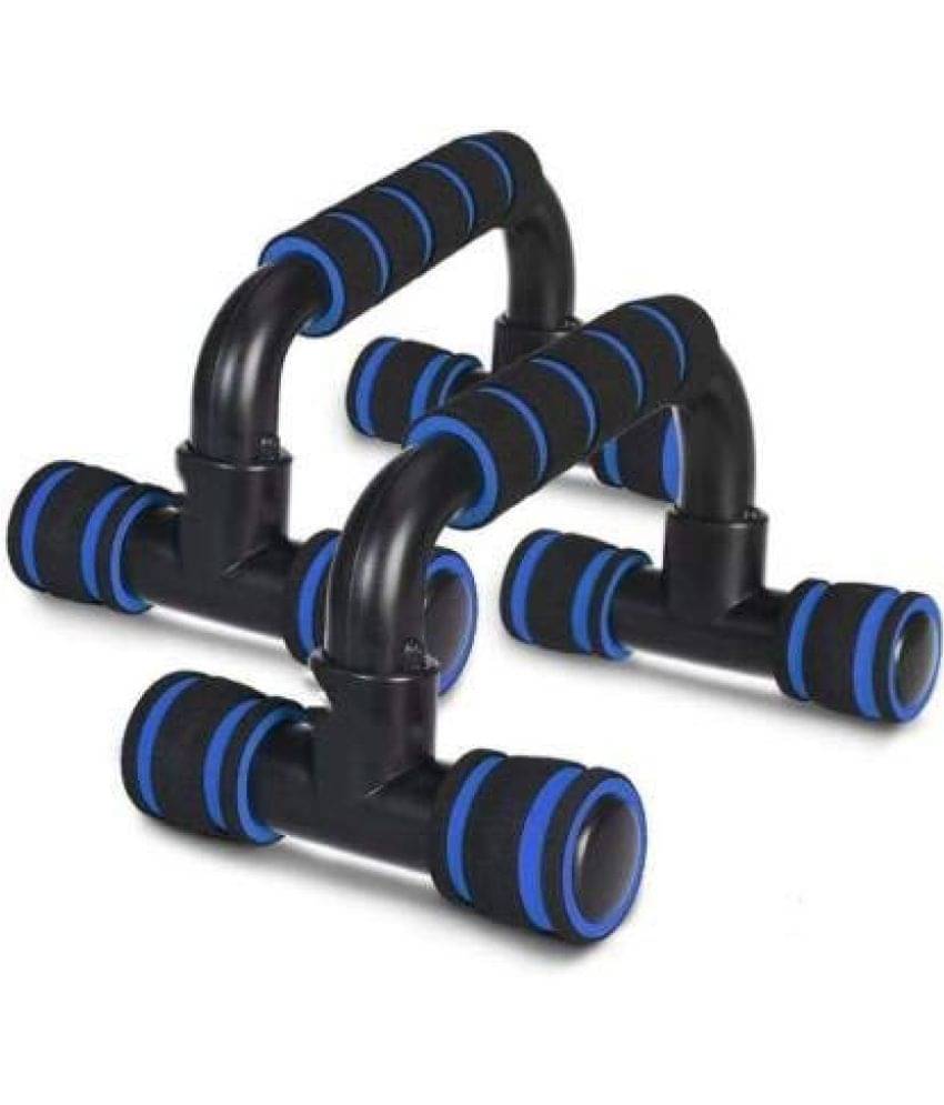     			Push Up Bar Stand for & Home Exercise, Dips/Push Up Stand for Men & Women Useful in Chest & Arm Workout (Blue) Pack of 1