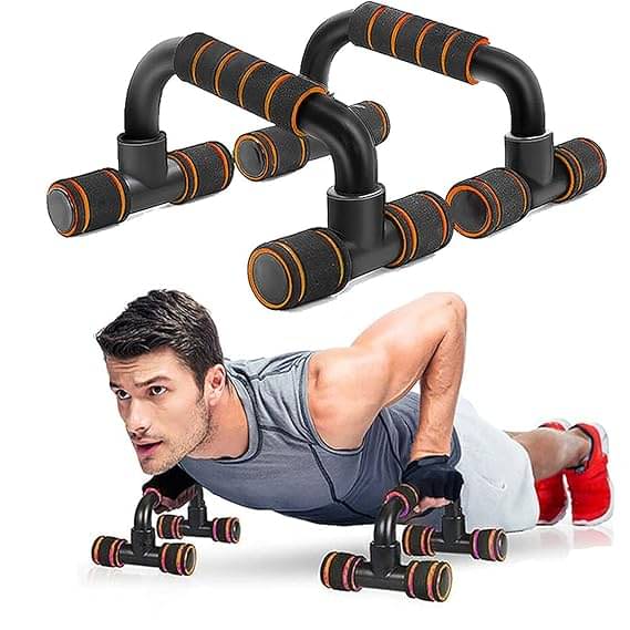 Push Up Bar Stand for Gym & Home Exercise, Dips/Push Up Stand for Men & Women. Useful in Chest & Arm Workout. (Orange Color)Pack of 1 Push Up Bar Stand for Gym & Home Exercise, Dips/Push Up Stand for Men & Women. Useful in Chest & Arm Workout. (Orange Color)Pack of 1