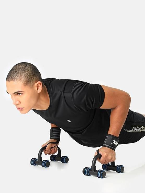 Push Up Bars Stand with Foam Grip Handle,Push-Up Bar Pair, Work Out Stand with Comfort Grip, Foam Dips Bar For Home Workout, Non-slip Strength Bars, Fitness handle Bars (Blue) Pack of 1 Push Up Bars Stand with Foam Grip Handle,Push-Up Bar Pair, Work Out Stand with Comfort Grip, Foam Dips Bar For Home Workout, Non-slip Strength Bars, Fitness handle Bars (Blue) Pack of 1
