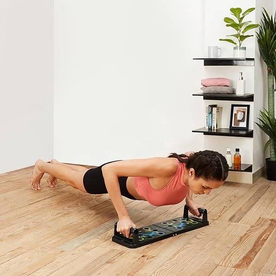 Push Up Board, Body Building Equipment for Men and Women, for Chest, Shoulder, Triceps and Back Workout at Home and Gym, Pack Of 1 Push Up Board, Body Building Equipment for Men and Women, for Chest, Shoulder, Triceps and Back Workout at Home and Gym, Pack Of 1