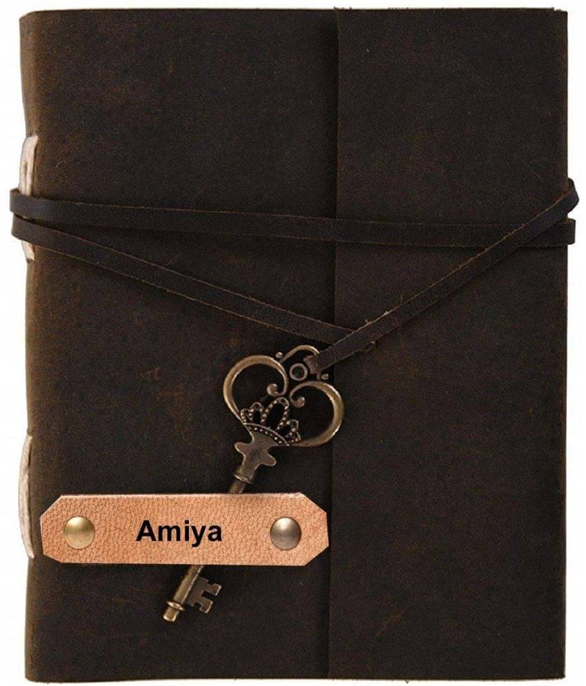     			Rjkart Diary A5 Diary Unruled 200 Pages (Brown) - 110 GSM