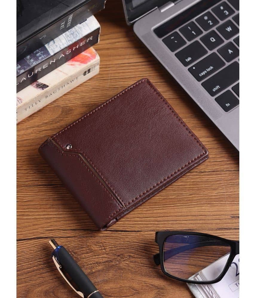 SUNSHOPPING Brown Faux Leather Men's Regular Wallet ( Pack of 1 ) - Handbags | Buy online on ZillyBuy
