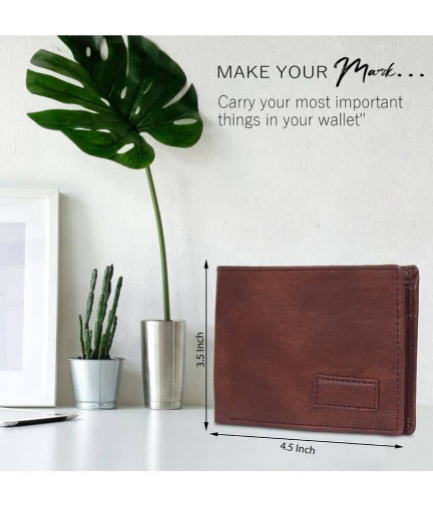 SUNSHOPPING Brown Faux Leather Men's Two Fold Wallet ( Pack of 1 ) - Handbags | Buy online on ZillyBuy