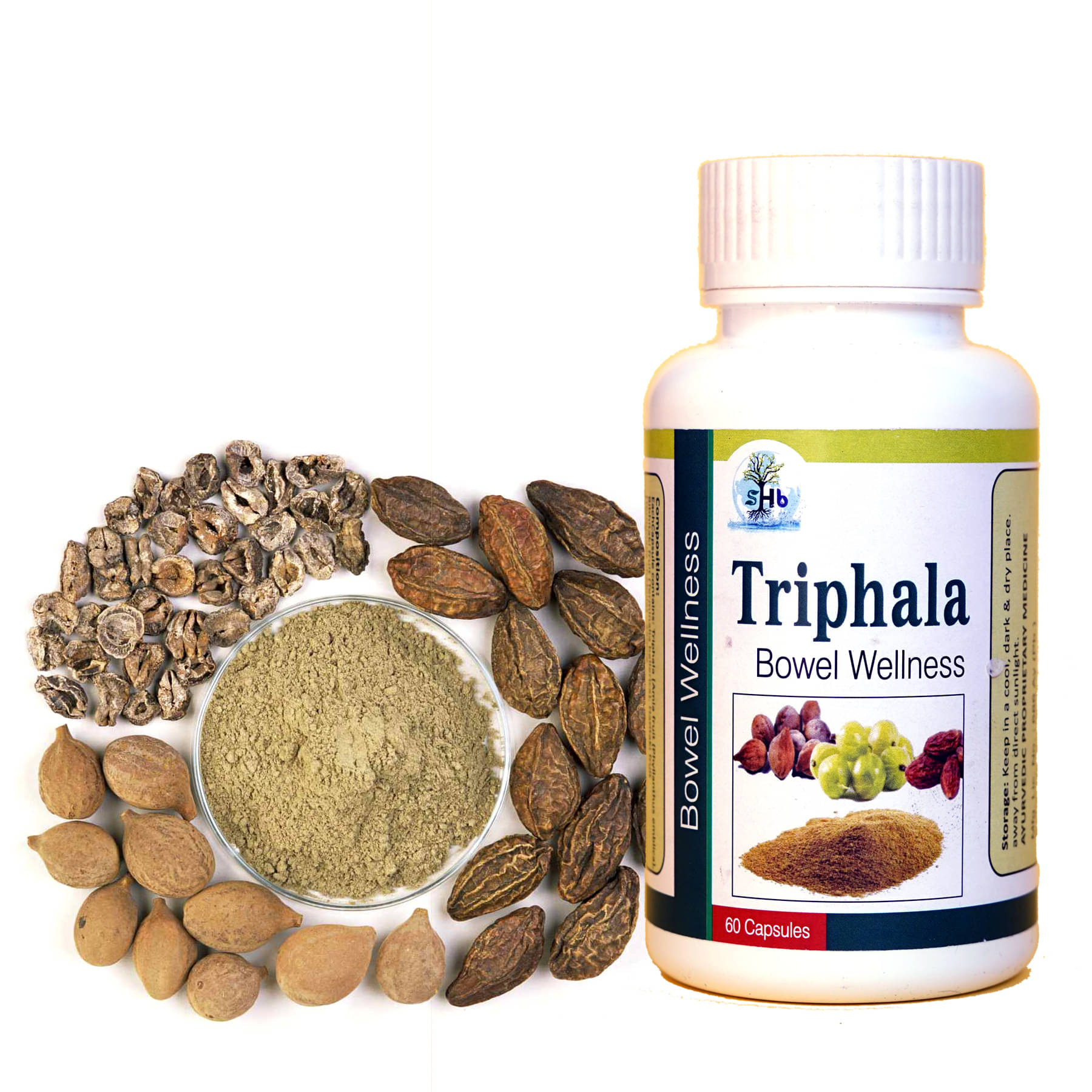 Herbasia Triphala CapsulesI Supports Healthy Digestion|Improves Bowel Wellness|100% Ayurvedic Herbasia Triphala CapsulesI Supports Healthy Digestion|Improves Bowel Wellness|100% Ayurvedic