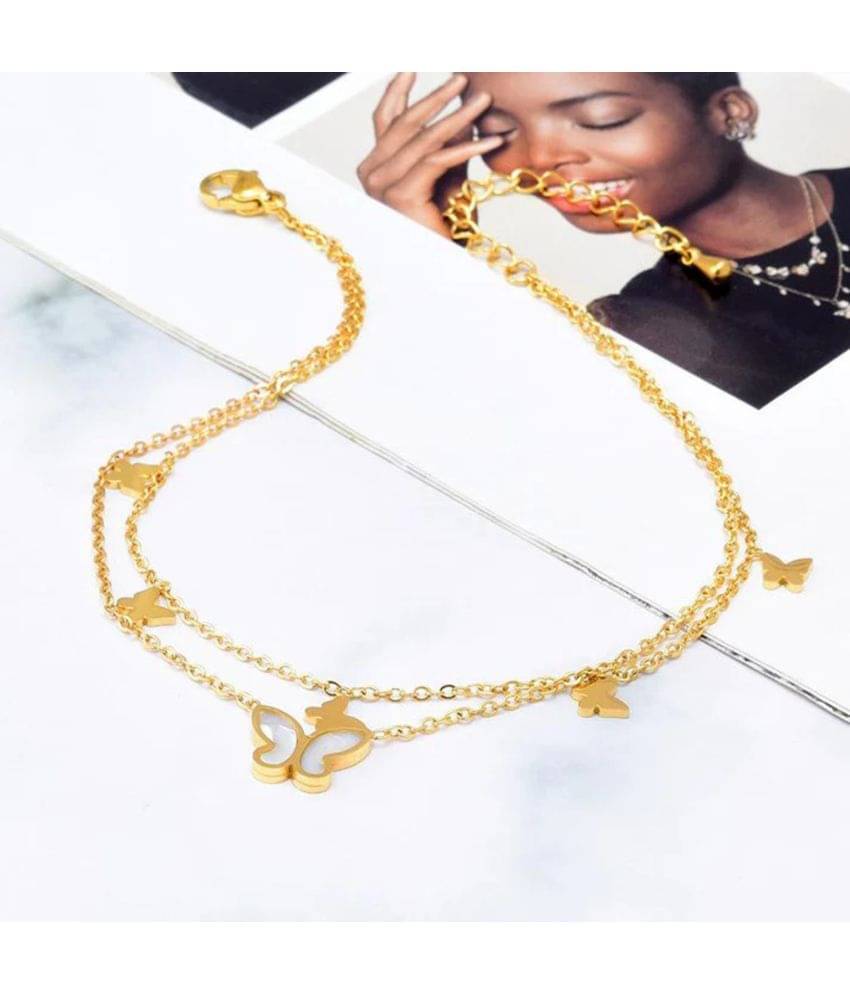 Thrillz Gold Anklets ( Pack of 1 ) Thrillz Gold Anklets ( Pack of 1 )