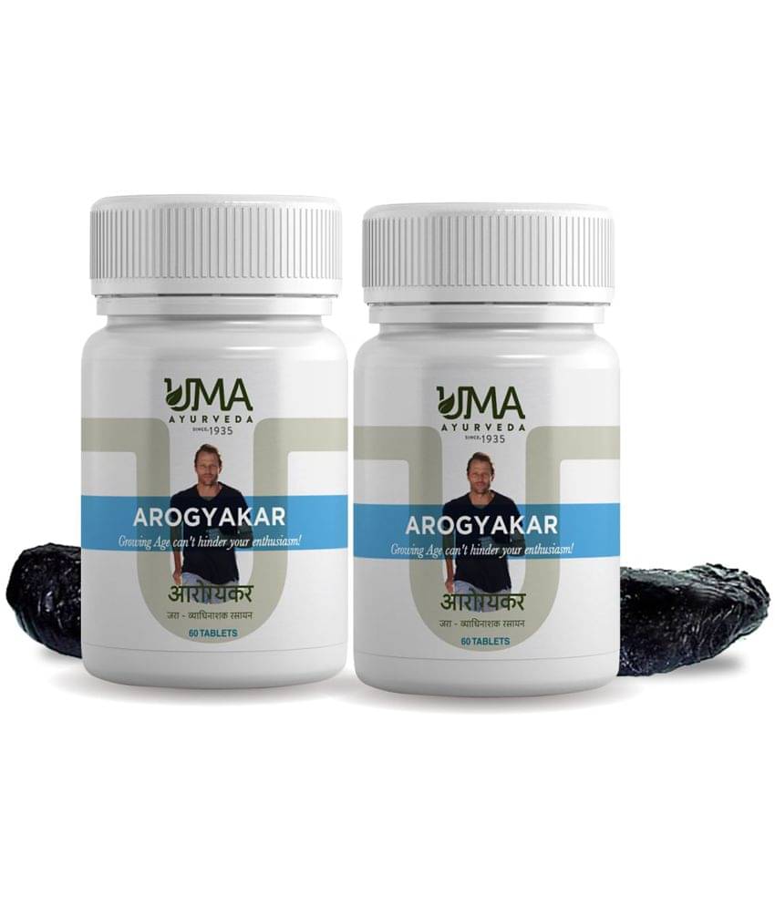 UMA AYURVEDA Arogyakar Tablets For General Weakness, Geriatric Disease, Immunity 60 No.s (Pack of 2) UMA AYURVEDA Arogyakar Tablets For General Weakness, Geriatric Disease, Immunity 60 No.s (Pack of 2)