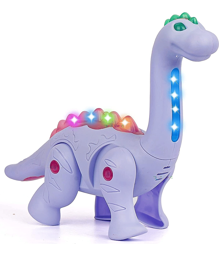 Villy Cute Walking Pet Electric Dinosaur Toy with LED Light and Sound (Pack of 1) (Multicolor) - Toys and Games | Buy online on ZillyBuy