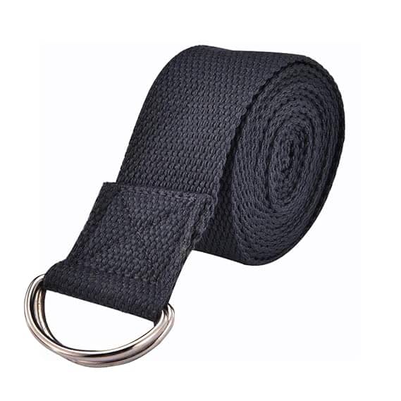     			Yoga Strap,Durable Polyester Cotton Yoga Exercise Adjustable Straps 6 Ft with Durable D-Ring for Stretching, General Fitness, Flexibility and Physical Therapy, Pack of 1