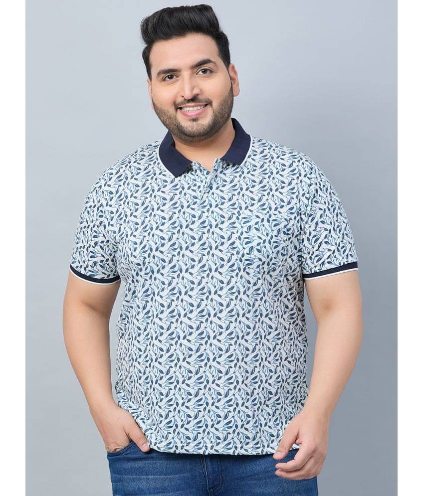     			AUSTIVO Pack of 1 Cotton Blend Regular Fit Printed Half Sleeves Men's Polo T Shirt ( Multicolor )