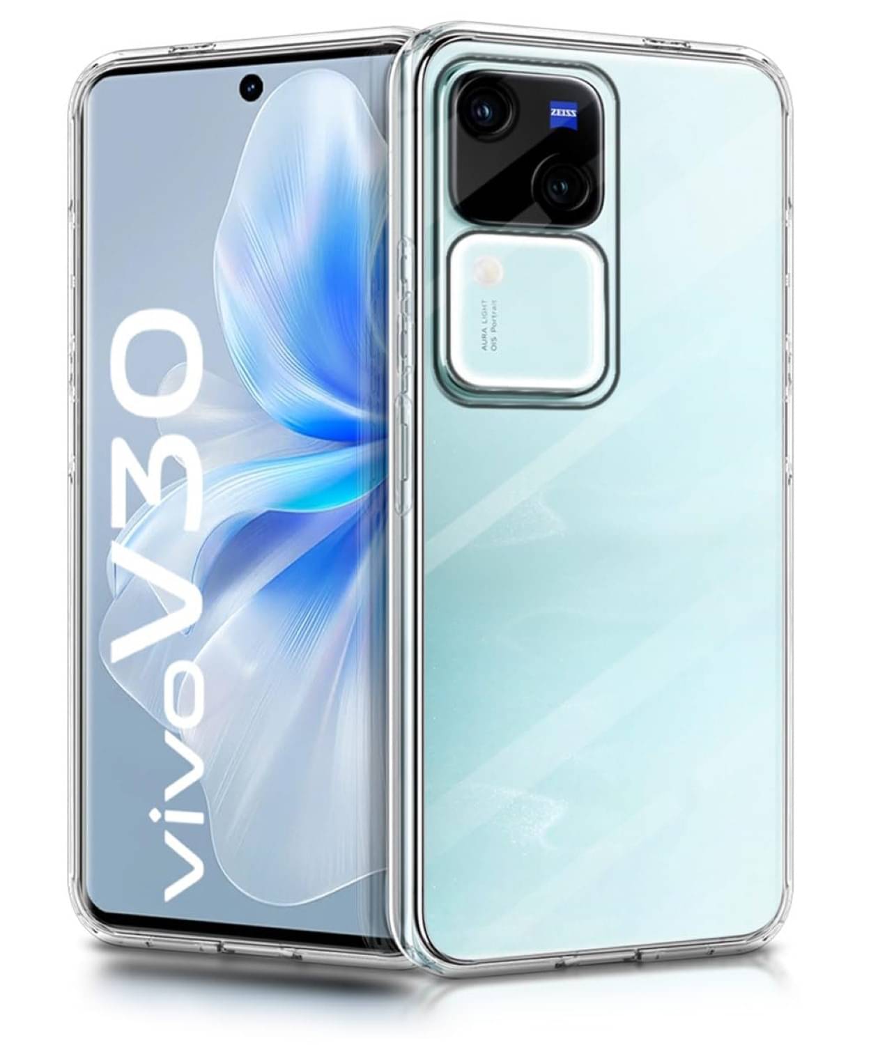     			Case Vault Covers Silicon Soft cases Compatible For Silicon Vivo V30 5G ( Pack of 1 )