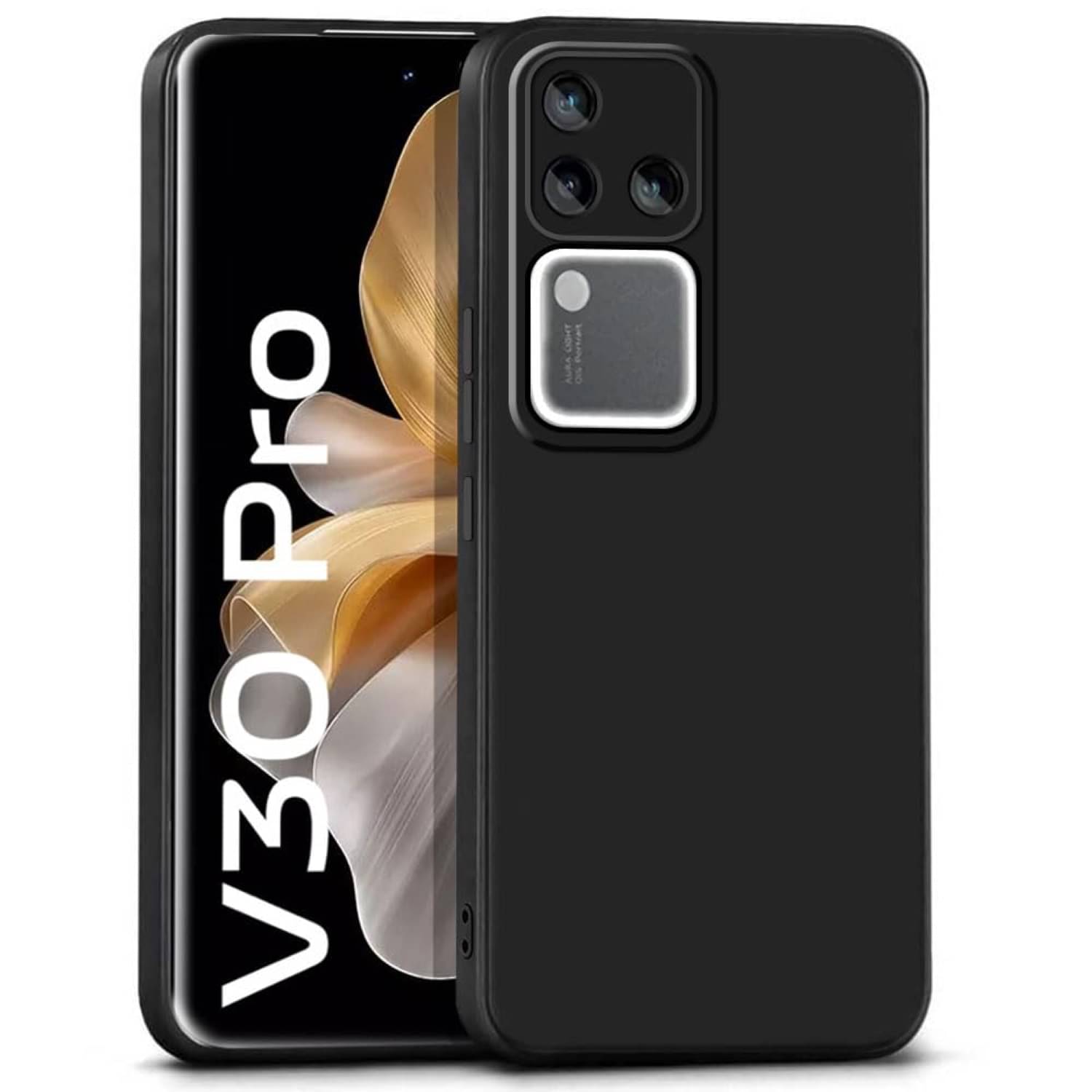     			Case Vault Covers Silicon Soft cases Compatible For Silicon Vivo V30 Pro 5G ( Pack of 1 )