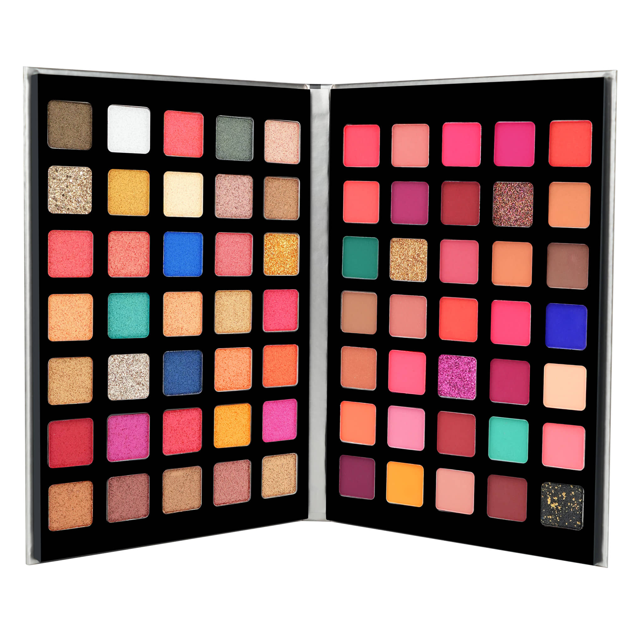 Colors Queen 70 Multi-Color Eyeshadow Palette with Matte, Shimmer & Glitter Shades (Pack of 1) - Makeup - Eyes | Buy online on ZillyBuy