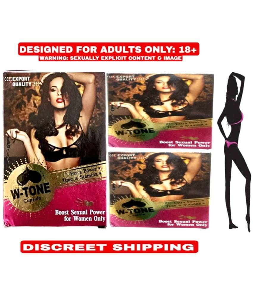 Dr Chopra W-Tone Capsules (Pack of 3) for Women Sexual Performance Dr Chopra W-Tone Capsules (Pack of 3) for Women Sexual Performance