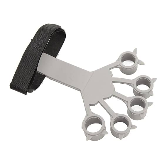     			Finger Gripper Strength Trainer Yoga Resistance Band Finger Expansion Extension Exerciser For Hand, Finger, And Wrist Muscles, Pack of 1