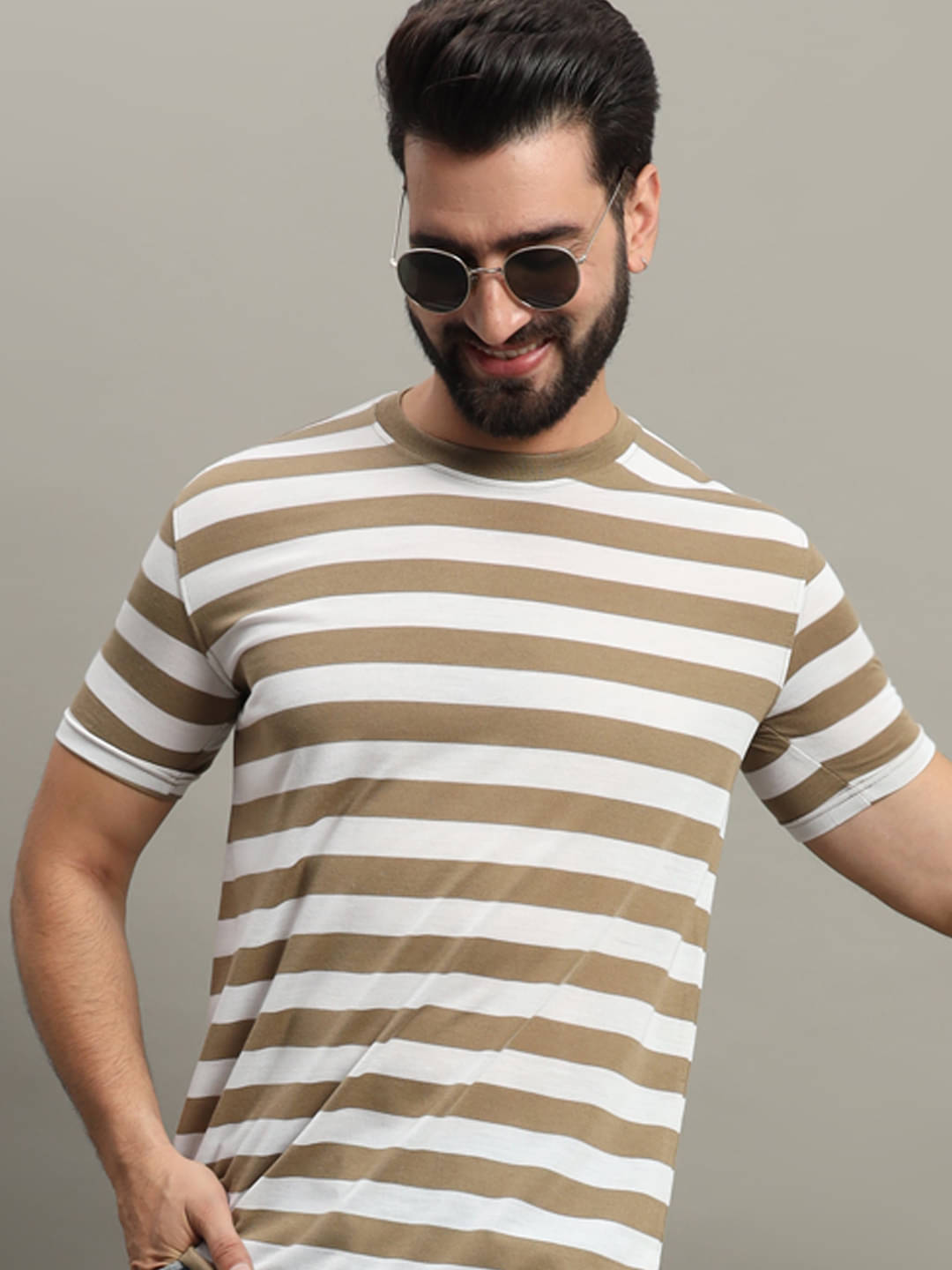 GET GOLF Pack of 1 Cotton Blend Regular Fit Men's T-Shirt ( Coffee ) GET GOLF Pack of 1 Cotton Blend Regular Fit Men's T-Shirt ( Coffee )