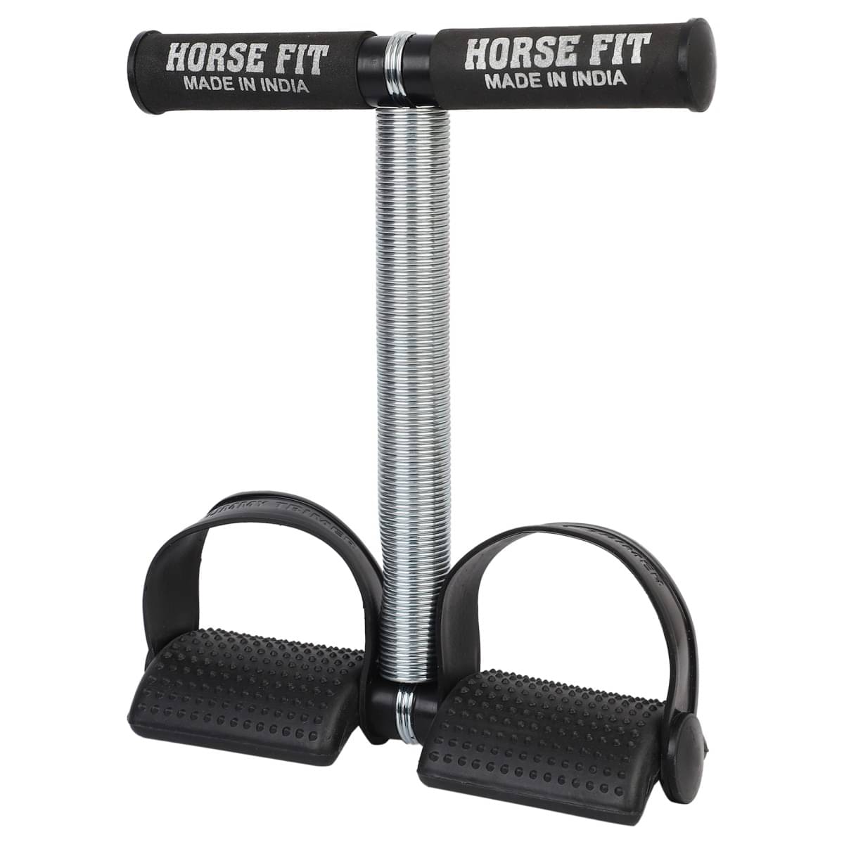     			HORSE FIT Single Spring Tummy Trimmer Abs Exerciser Waist Trimmer-Body Toner-Fat Buster- Multipurpose Fitness Gym Equipment for Men and Women (Multicolor)