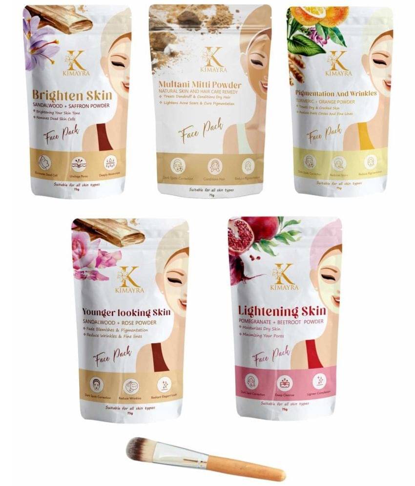     			Kimayra Pure & Natural Bridal Skincare Face Pack Combo Powder for Natural Glowing Skin