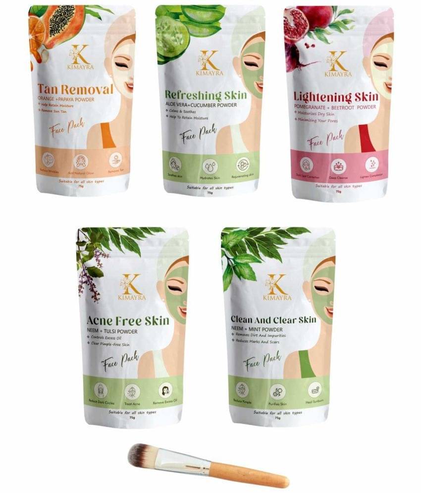     			Kimayra Tanning Face Pack Combo Powder for Natural Brightening Skin