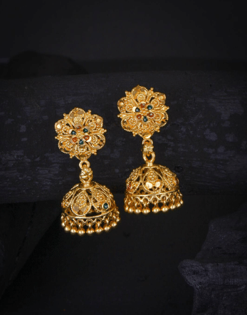     			LUV FASHION Multi Color Jhumki Earrings ( Pack of 1 )