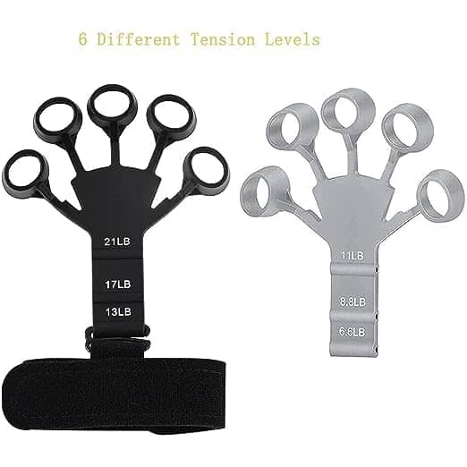 New Grip Strength Trainer, Finger Strengthener, Gripster Exerciser & Hand Strengthener, Hand Grips for Strength Training, Gripper Strengthening Equipment for Therapy, (Pack of 2) - Sports and Fitness Equipment | Buy online on ZillyBuy
