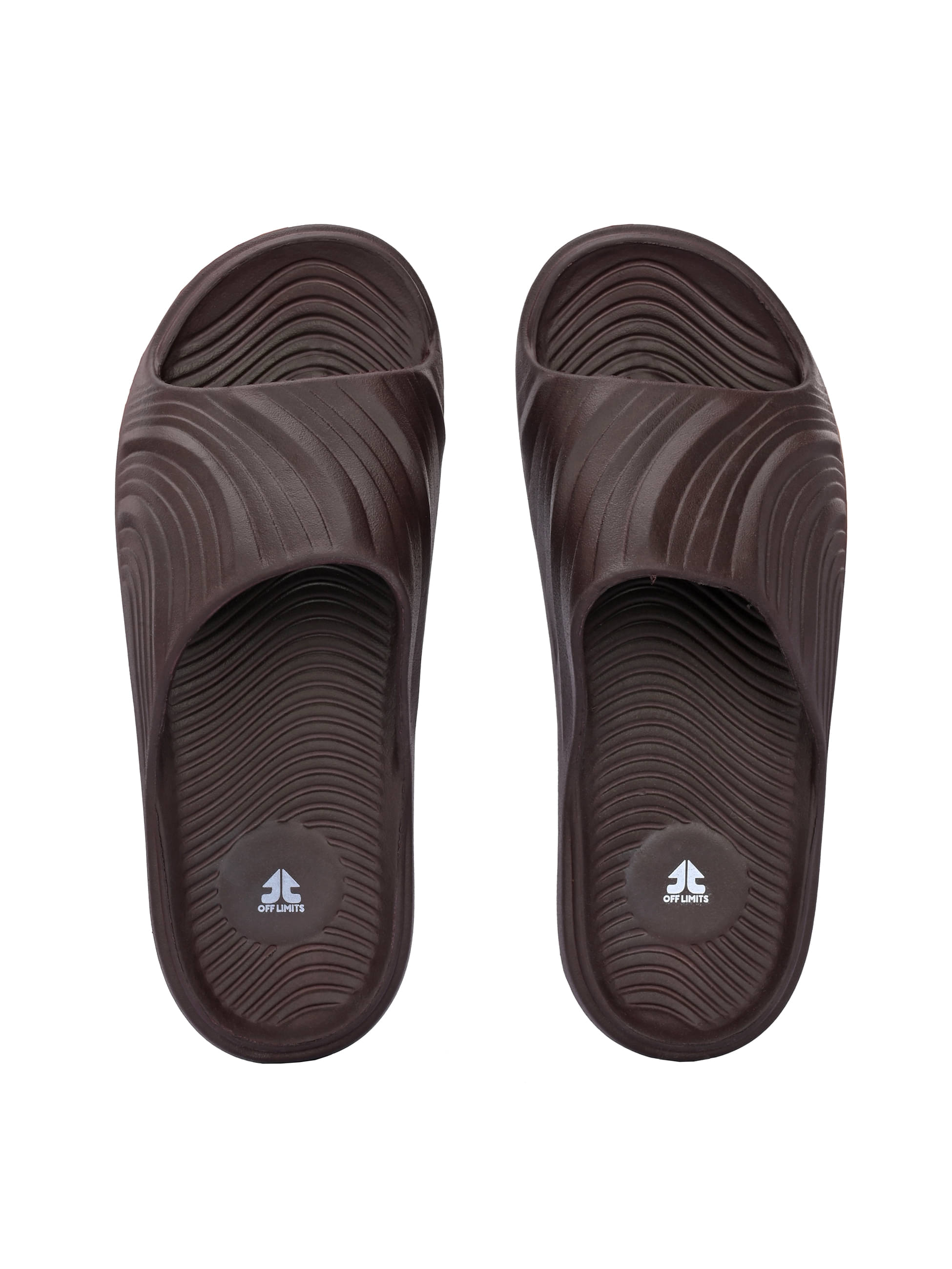     			OFF LIMITS Brown Men's Slide Flip Flop