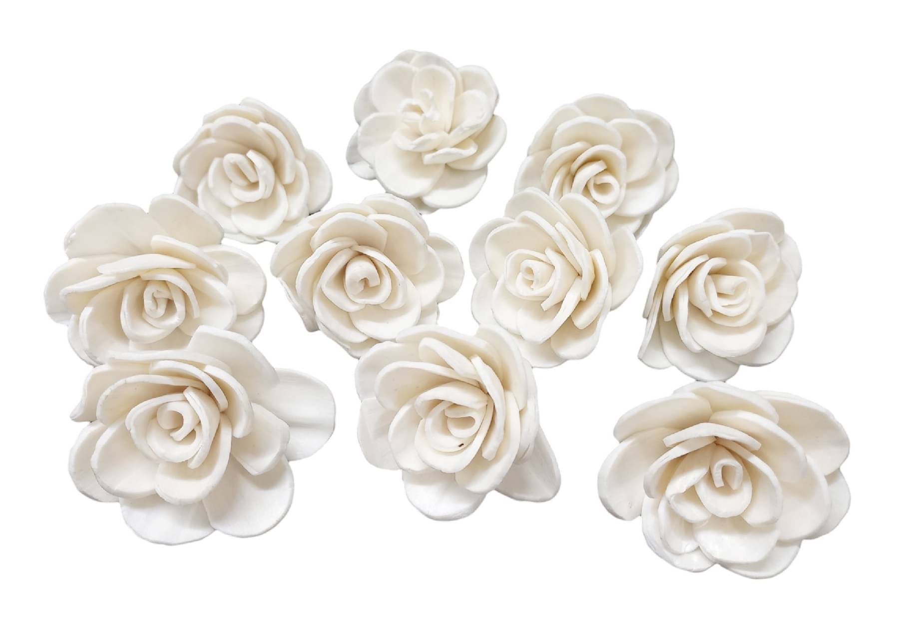     			PRANSUNITA Sola Wood Diffuser Aromatherapy Flowers (No Bark) - Artificial Handmade for Decoration, Flower Bouquets, Centerpieces, DIY Home Decor and Craft Supplies – 6 cm Dia – Pack of 10 pcs