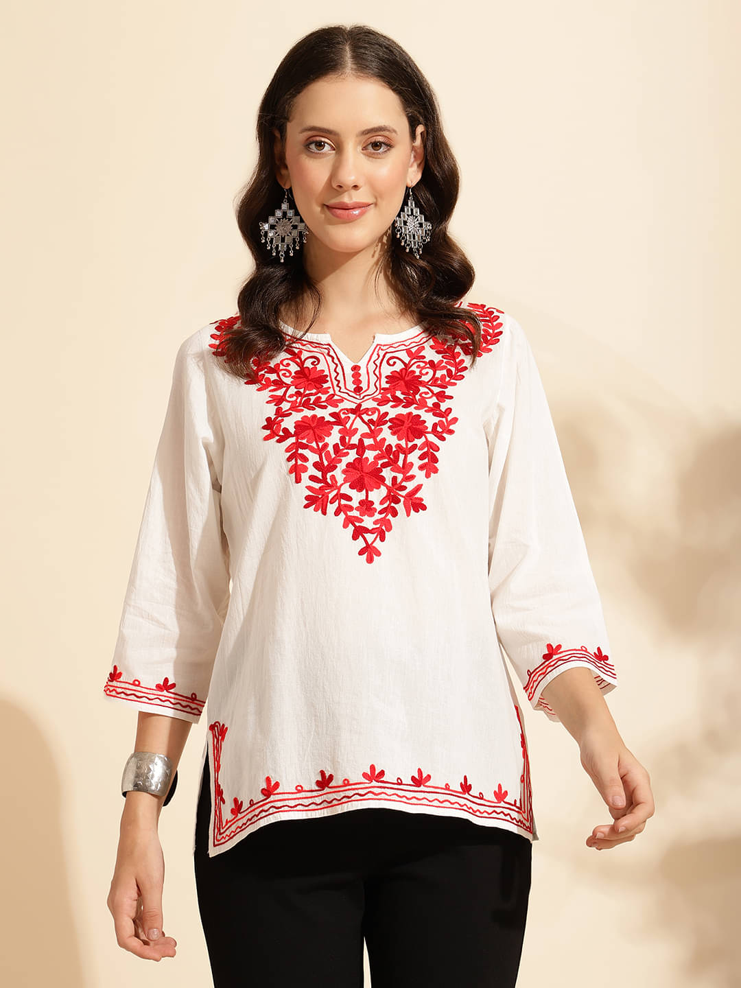     			Cotton Short Kurti For Women (Pack of 1)