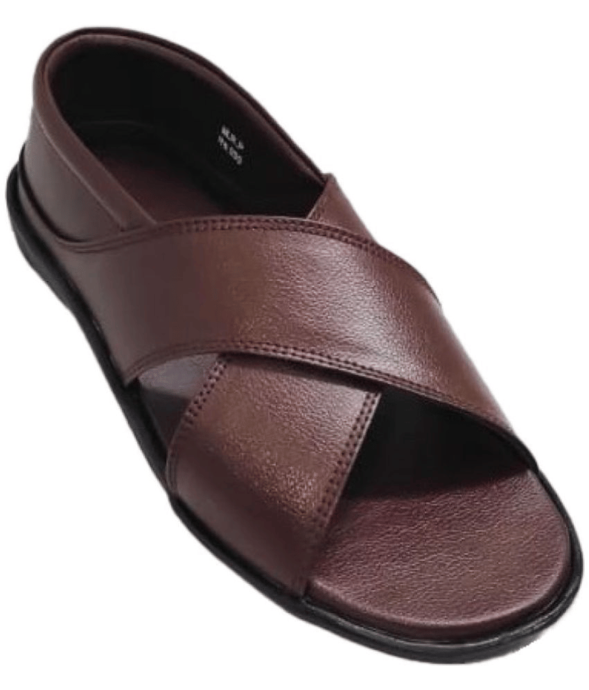 RAGE GAZE - Brown Men's Sandals