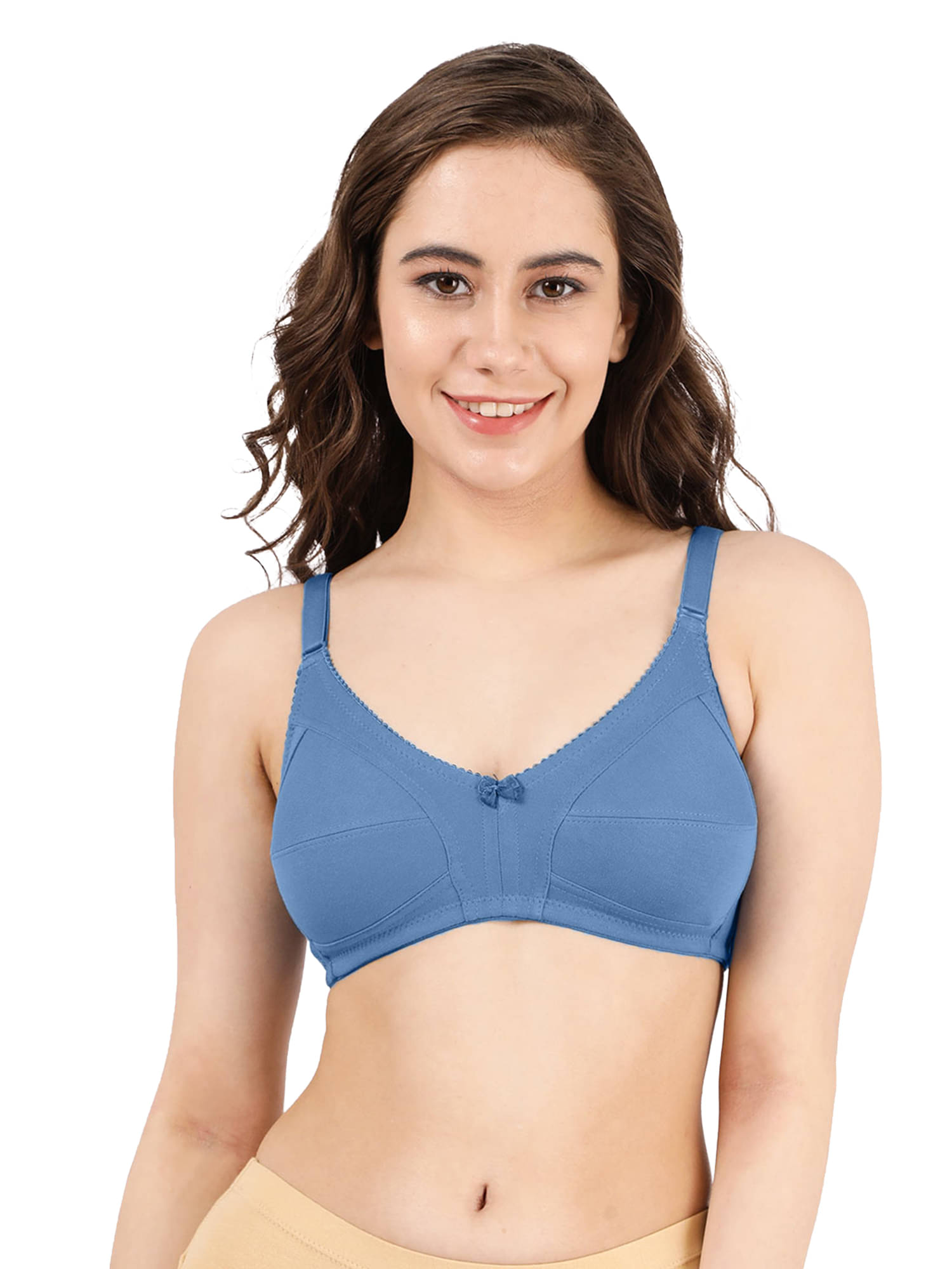     			Susie Cotton Blend Women's Everyday Bra ( Blue ) AI1003-CaptainsBlue