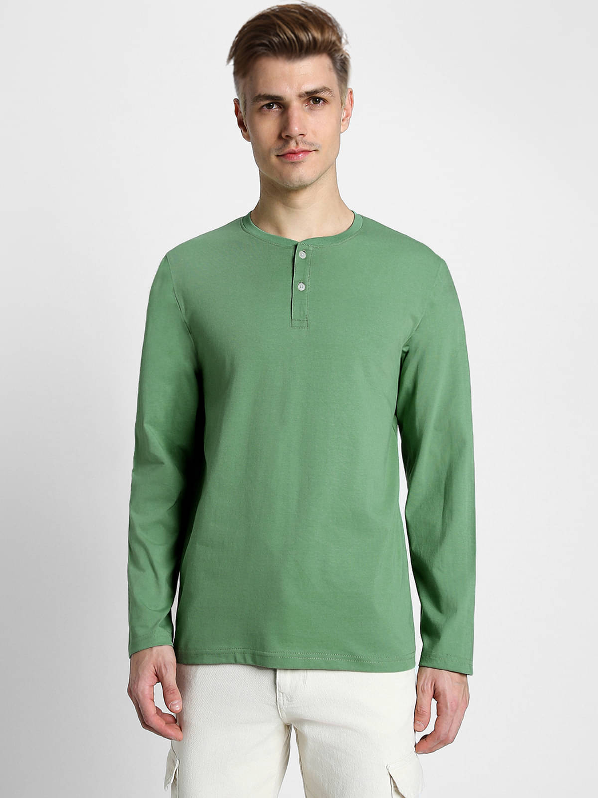     			Veirdo Pack of 1 100% Cotton Regular Fit Men's T-Shirt ( Green )