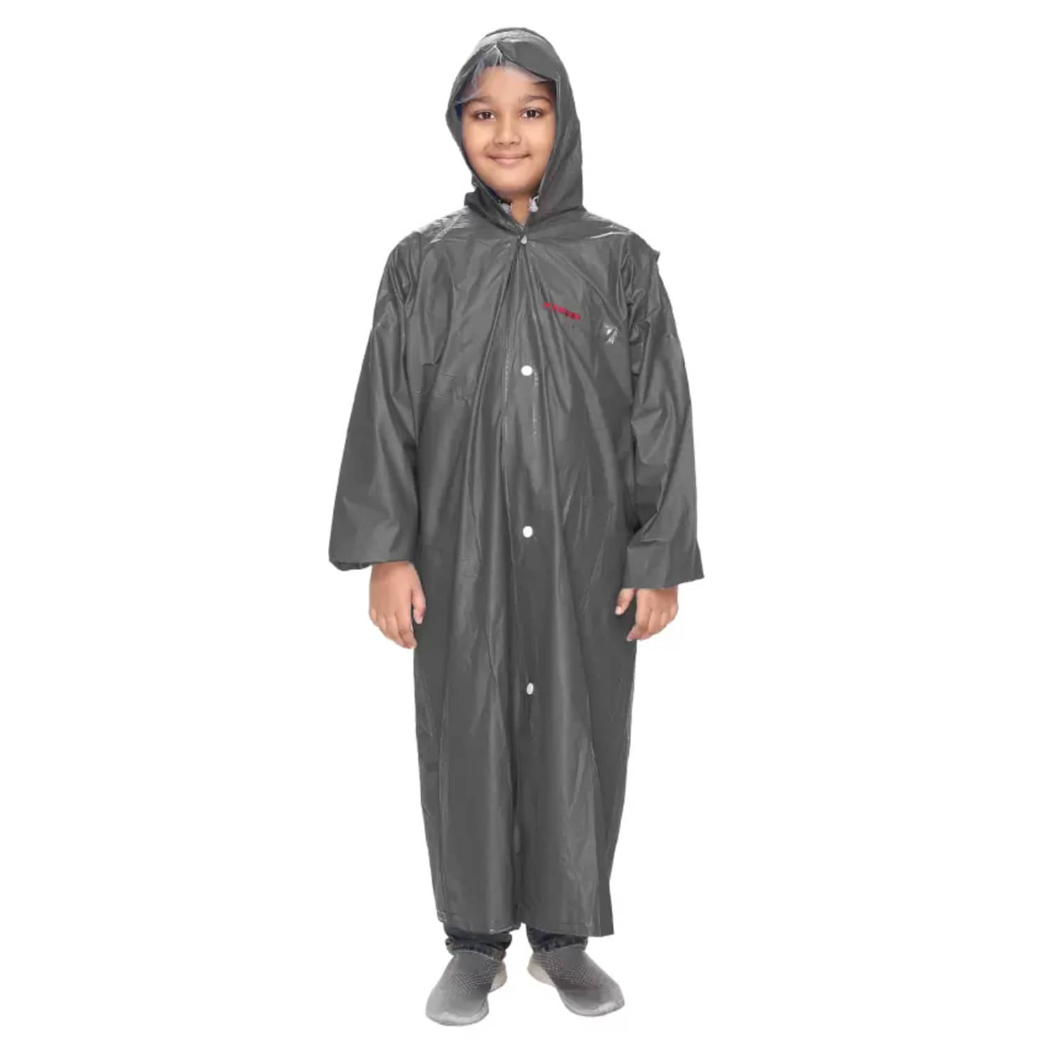 Aristocrat Rainwear Boys Knee Length Waterproof Raincoat with Hood
