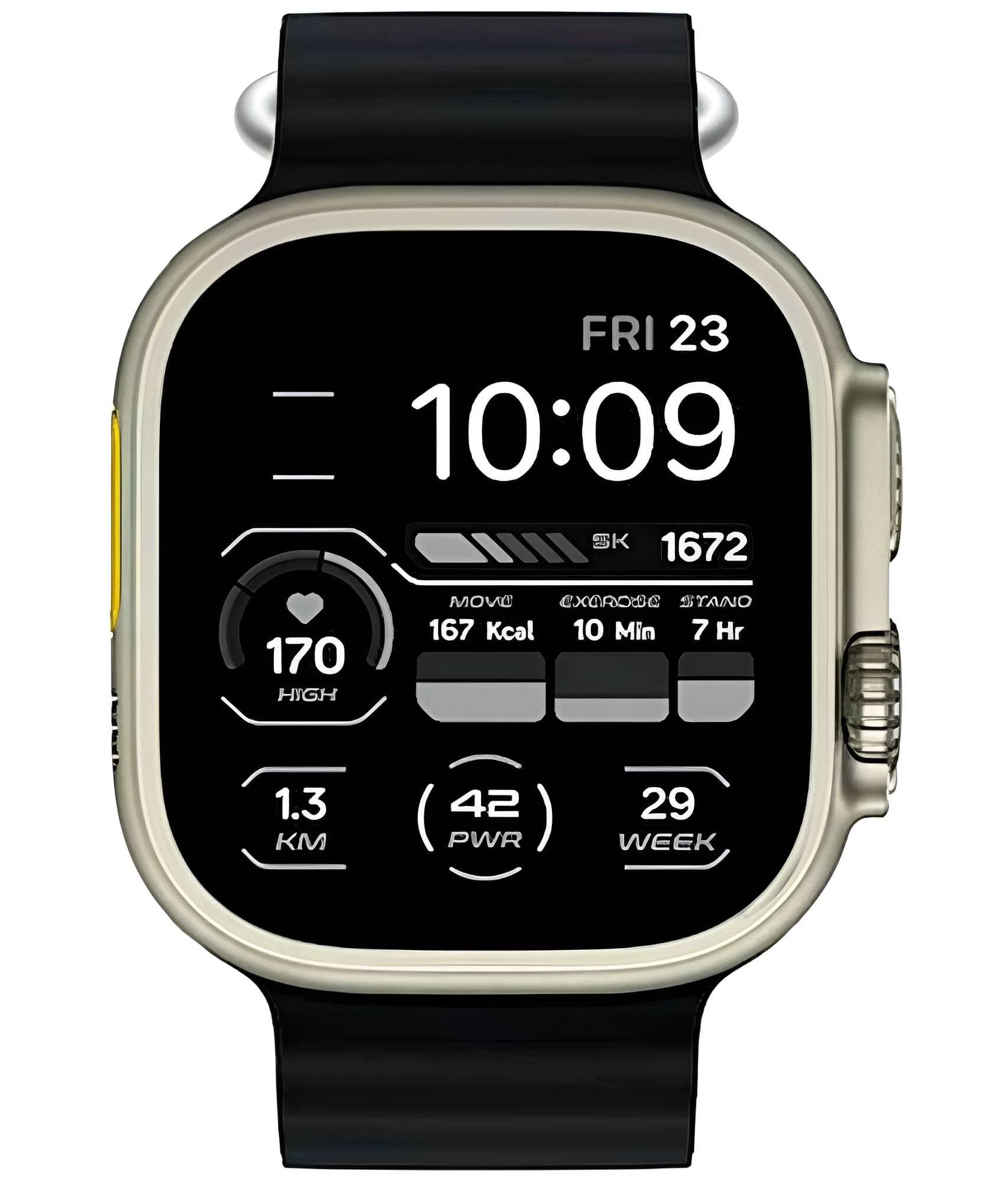 COREGENIX Series Ultra Max with Touch Control Black Smart Watch COREGENIX Series Ultra Max with Touch Control Black Smart Watch