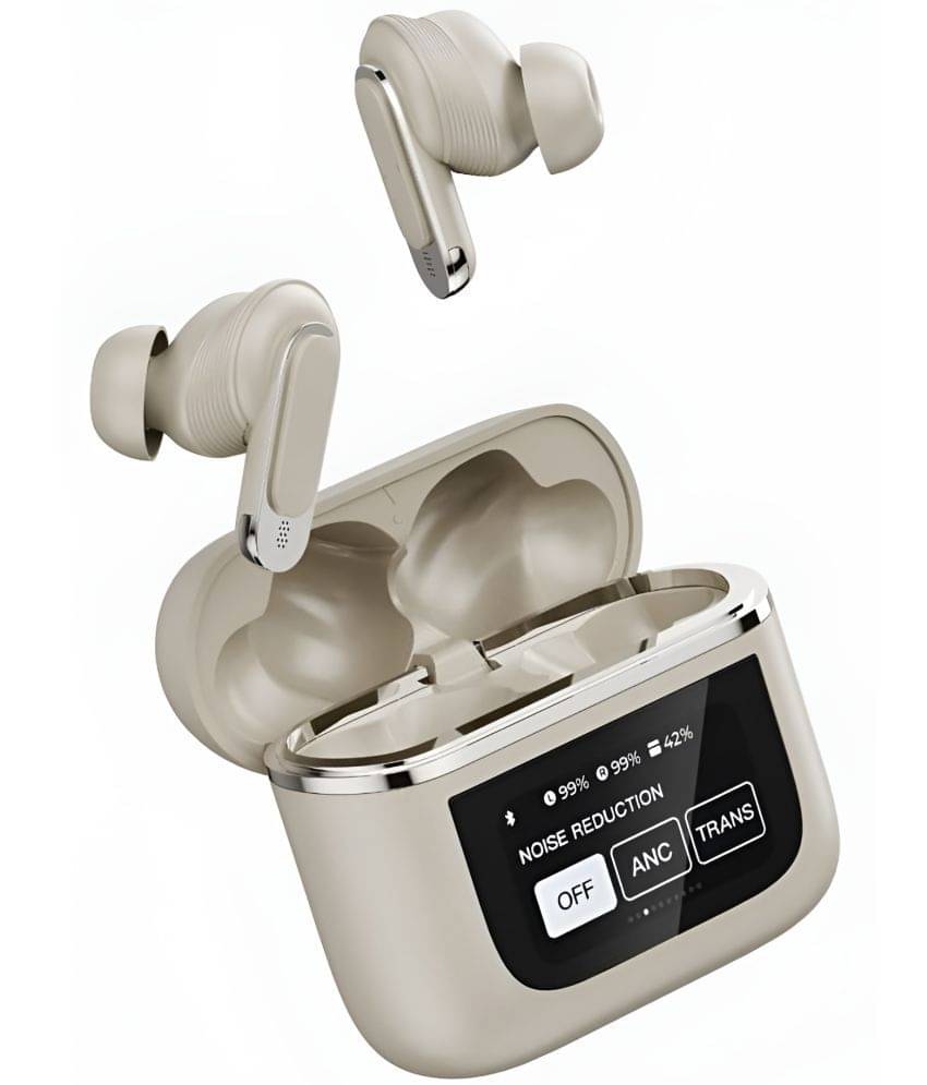 COREGENIX V8 TouchScreenEarbud Bluetooth True Wireless (TWS) In Ear 32 Hours Playback Active Noise cancellation IPX4(Splash & Sweat Proof) Royal Cream COREGENIX V8 TouchScreenEarbud Bluetooth True Wireless (TWS) In Ear 32 Hours Playback Active Noise cancellation IPX4(Splash & Sweat Proof) Royal Cream