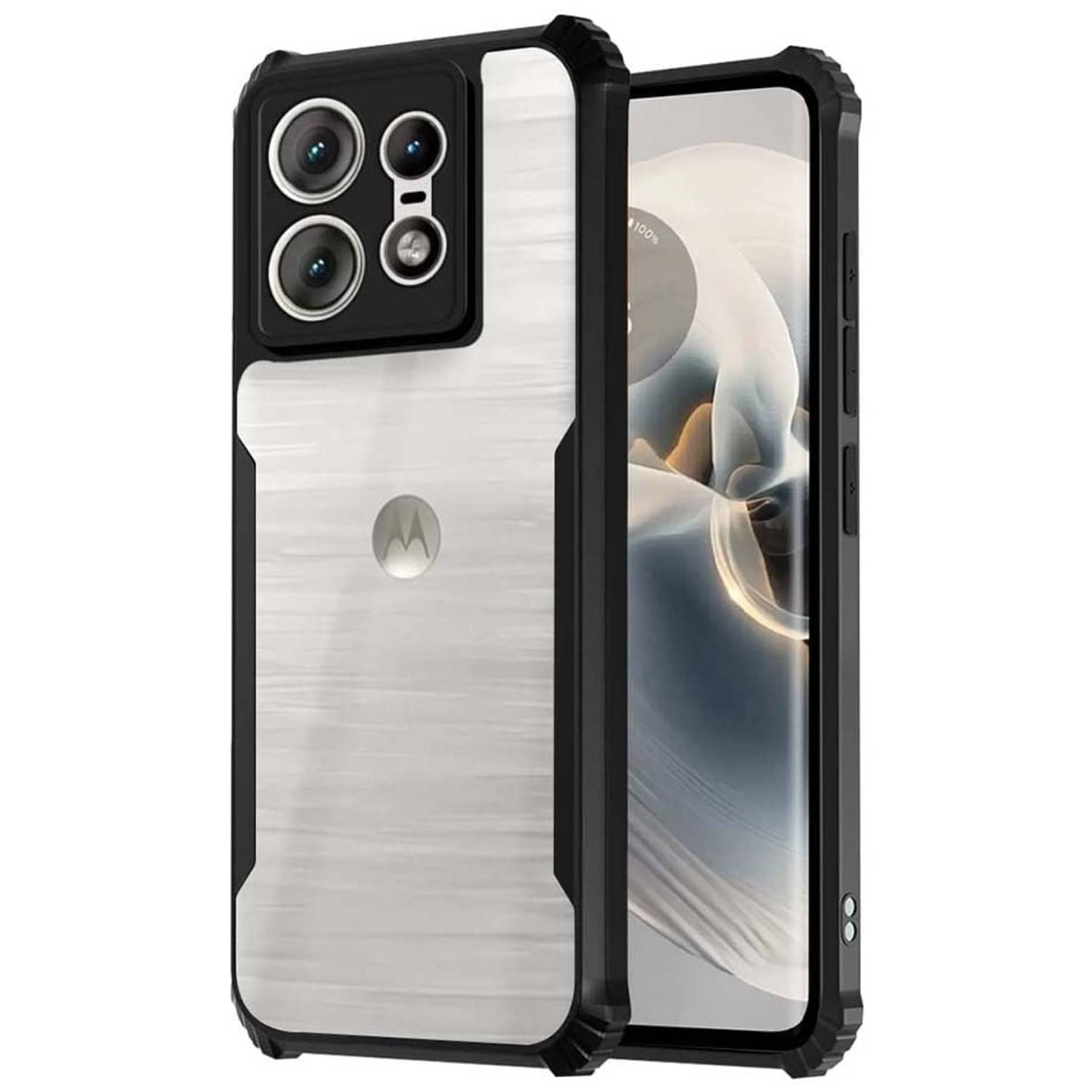     			Case Vault Covers Shock Proof Case Compatible For Polycarbonate Motorola Edge 50 Pro 5G ( Pack of 1 )