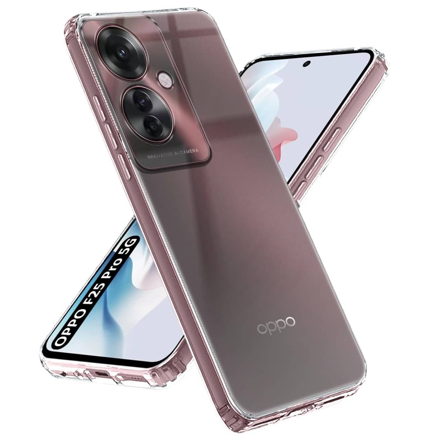     			Case Vault Covers Silicon Soft cases Compatible For Silicon Oppo F25 Pro 5G ( Pack of 1 )