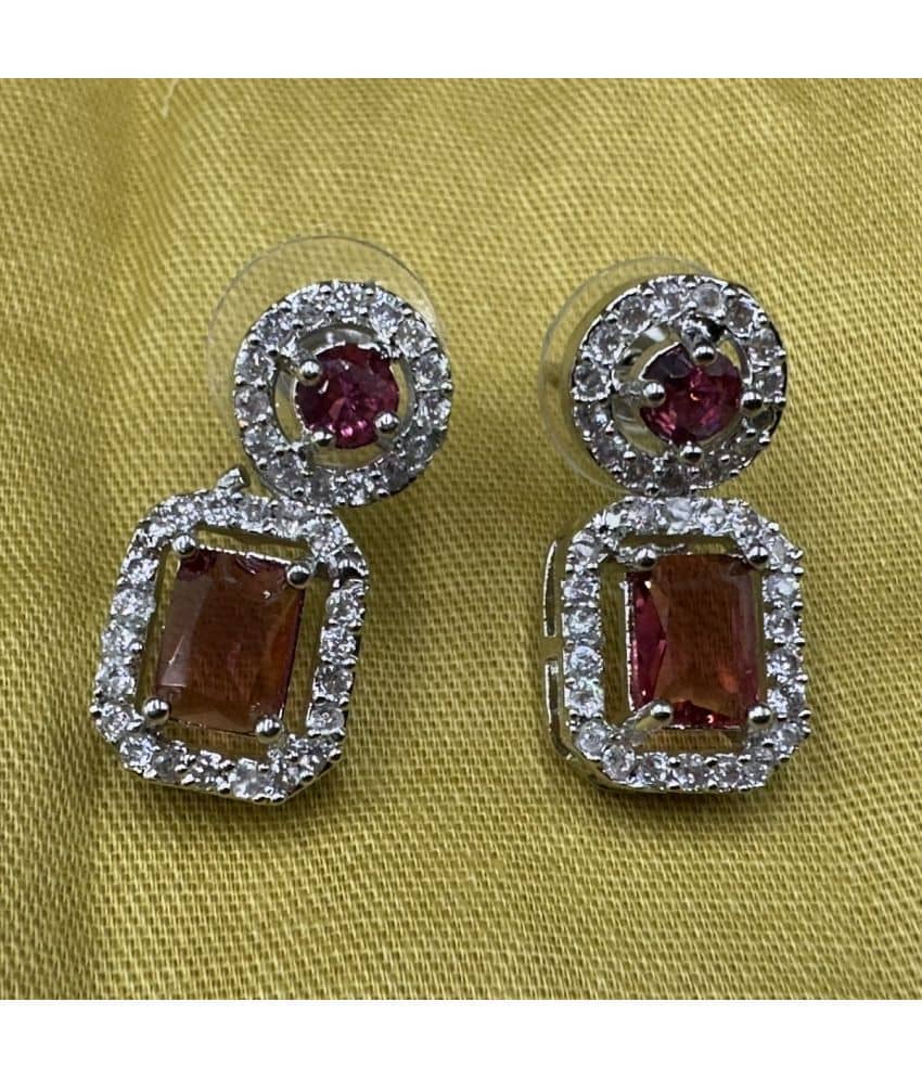 Charms White Stud Earrings ( Pack of 1 ) - Earrings | Buy online on ZillyBuy