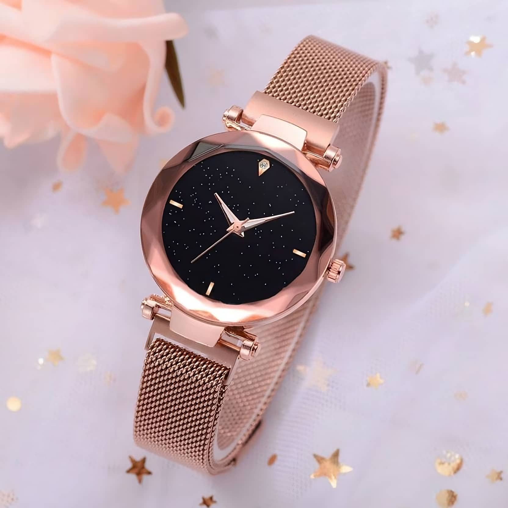 DECLASSE Rose Gold Metal Analog Womens Watch