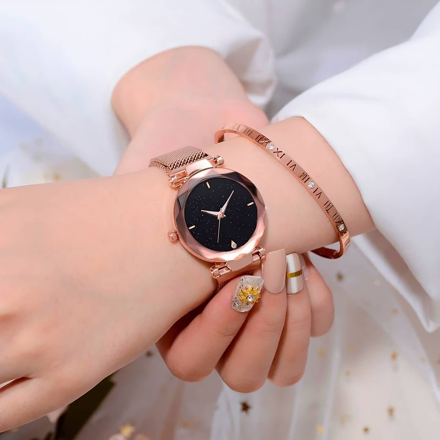 DECLASSE Rose Gold Metal Analog Womens Watch